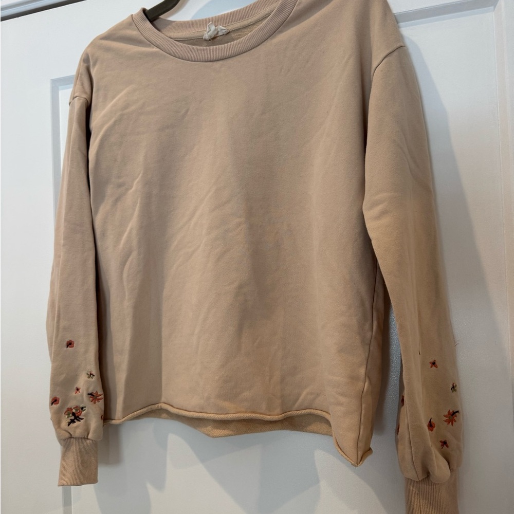 Hem & Thread Tan Knit Top - Picture 3 of 6